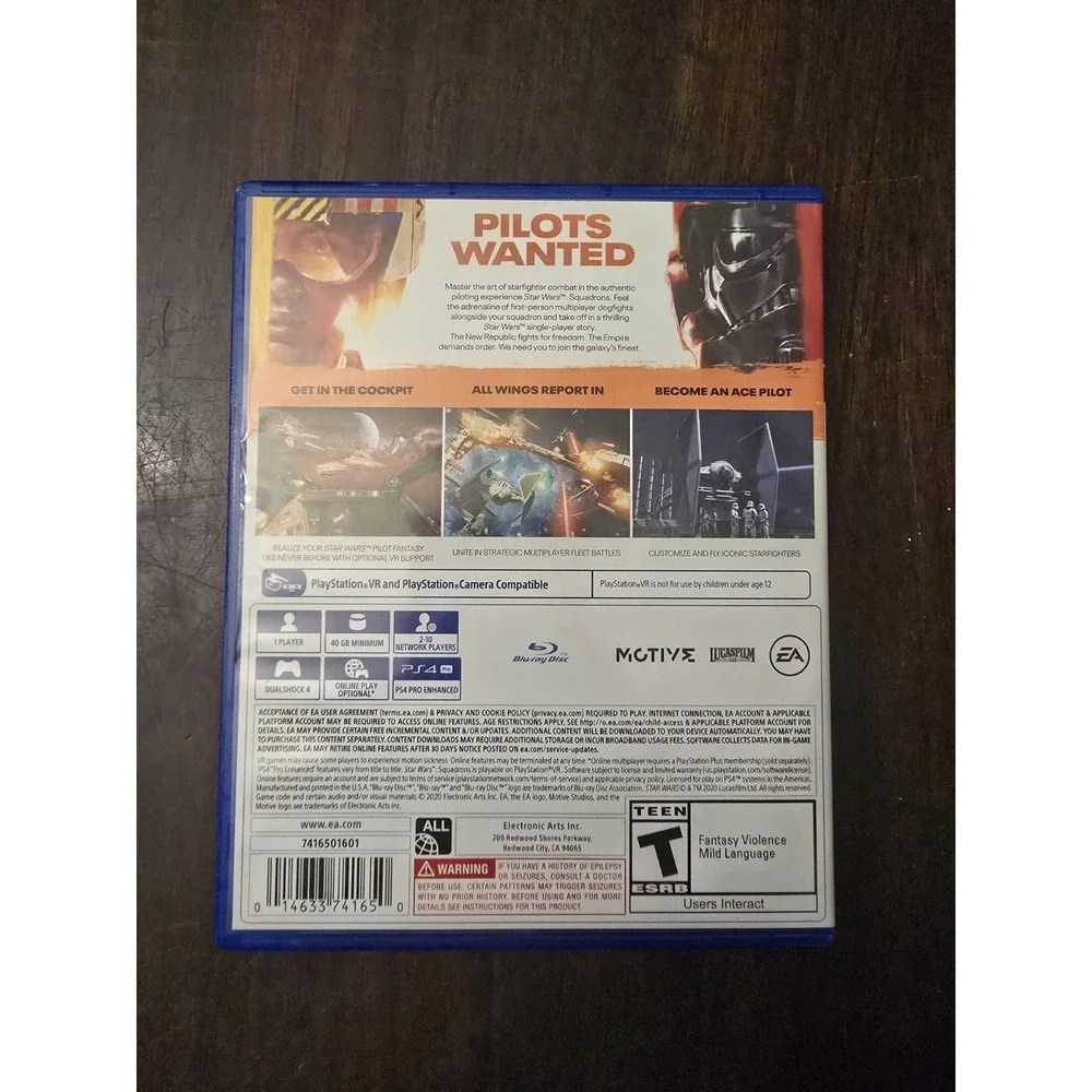 Star Wars Squadrons VR Sony PlayStation 4 PS4 TESTED